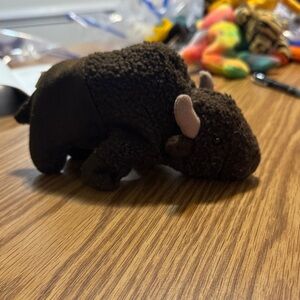Plush Buffalo Toy - Brown
